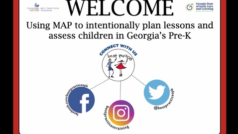 Thumbnail for entry Using MAP to Intentionally Plan Lessons in Pre-K