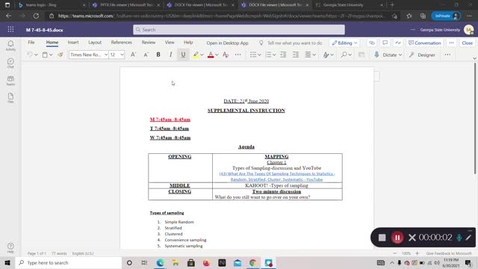 Thumbnail for Math 1401 Professor Du- Week 3 (6/21-6/25) 