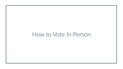 Thumbnail for Voting In Person In Georgia (Part 2): Six Steps