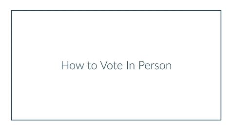 Thumbnail for entry Voting In Person In Georgia (Part 2): Six Steps