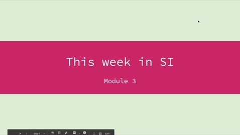 Thumbnail for This week in SI for Microbiology &amp; Public Health (week 5) Professor Zellars class