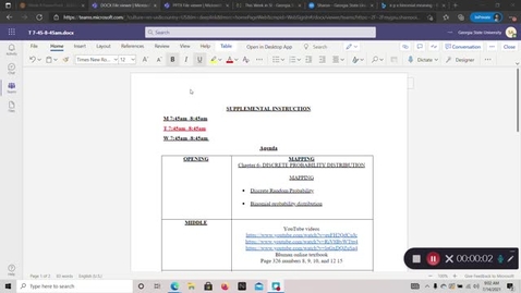 Thumbnail for Math 1401 Professor Du- Week 3 (7/5-7/9)
