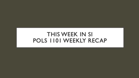 Thumbnail for POLS 1101 Week 15 (4/19 - 4/23)
