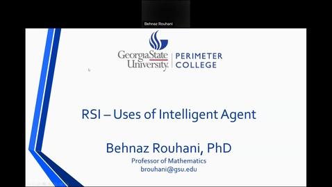 Thumbnail for RSI- Uses of Intelligent Agent