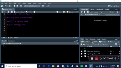 Thumbnail for RStudio Tour