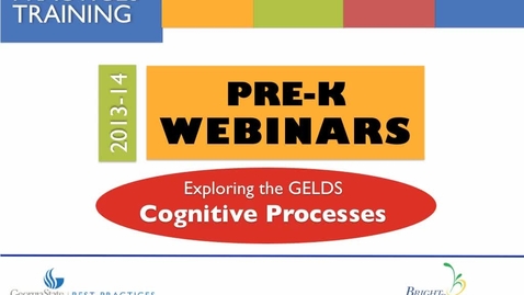 Thumbnail for entry Wednesday Webinar- Cognitive Processes
