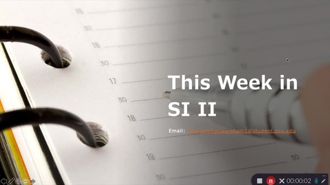 Thumbnail for CHEM 1212K Dr. Mariani Week 2 (1/25 - 1/29)