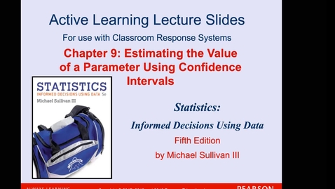 Thumbnail for Math 1401 Ch 9 Discussion Statcrunch Only