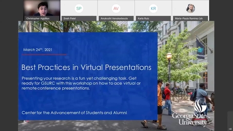Thumbnail for entry Best Practices in Virtual Presentations-2021_03_24 