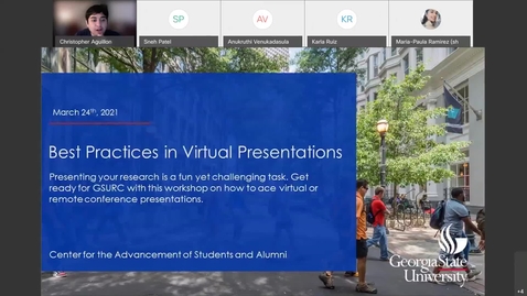 Thumbnail for Best Practices in Virtual Presentations-2021_03_24 