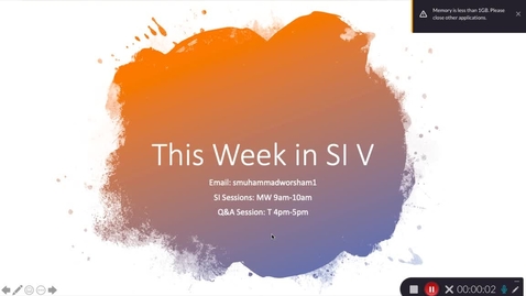 Thumbnail for CHEM 1212K Dr. Mariani Week 5 (2/15 - 2/19)