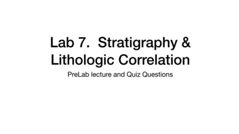 Thumbnail for entry StratigraphicCorrelation