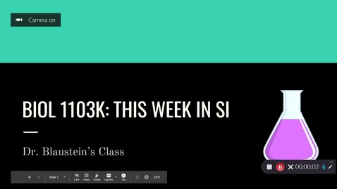 Thumbnail for BIOL 1103K Dr. Blaustein Week 3 (2/1 - 2/5)