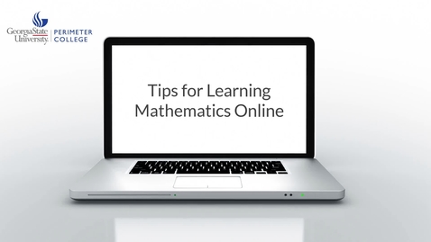 Thumbnail for entry Tips for Learning Mathematics Online