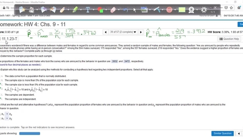 Thumbnail for Math 1401 Question 39 Problem 11.1.23t