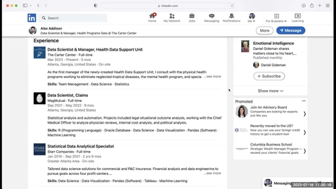 Thumbnail for Preparing for Data Science Analytics Roles-The Carter Center