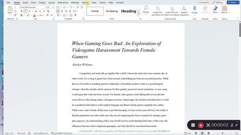 Thumbnail for Compare Documents Microsoft Word