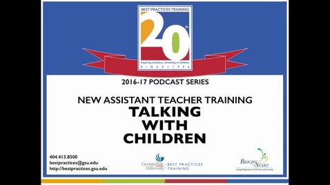 Thumbnail for Talking with Children Podcast