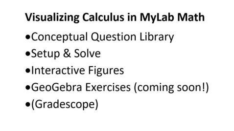 Thumbnail for entry Visualizing Calculus in MyLab Math