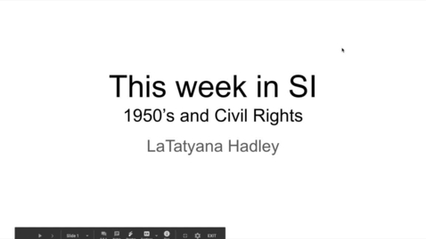 Thumbnail for HIST 2110 Dr. Grubbs Week 6 (2/17 - 218)