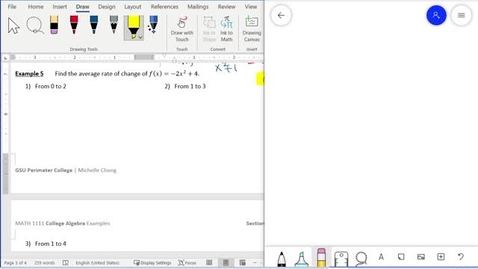 Thumbnail for MATH 1111 Ch1 Section1.3 Ex5