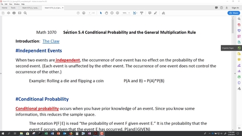 Thumbnail for Video Lecture Section 5.4 (Abbreviated Spring 2019)