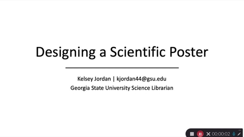 Thumbnail for Designing a Scientific Poster
