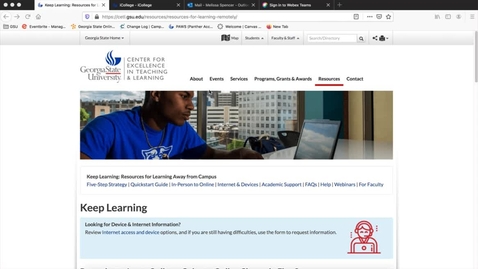 Thumbnail for GSU Keep Learning - Technologies for Collaborations
