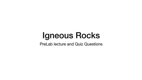 Thumbnail for IgneousRocks