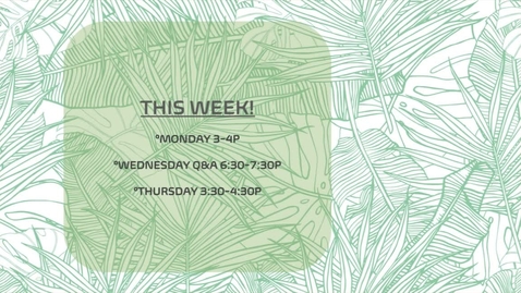 Thumbnail for BIOL 2108 - Dr. Andrews - Week 12 (11/9-11/15)