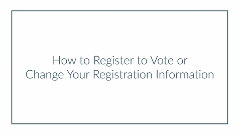 Thumbnail for Before Voting in Georgia (Part 2): Registering To Vote