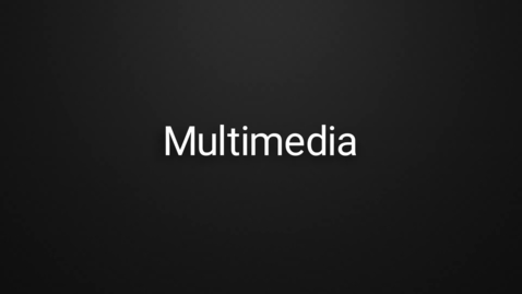 Thumbnail for entry What is Multimedia?