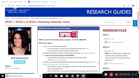 Thumbnail for SPSS 2 Workshop