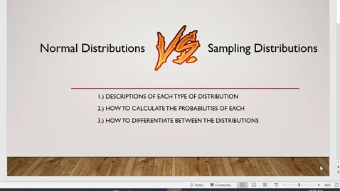 Thumbnail for Normal Distribution Versus Sampling - Statcrunch