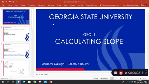 Thumbnail for WATCHME: BS LAB Calculating Slopes