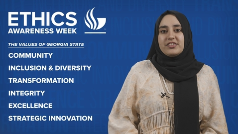 Thumbnail for entry Huda Ahmed Ethics Week