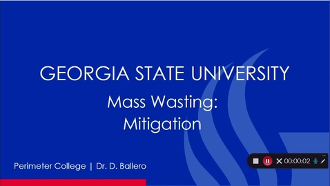 Thumbnail for entry WATCHME: Mass Wasting Mitigation