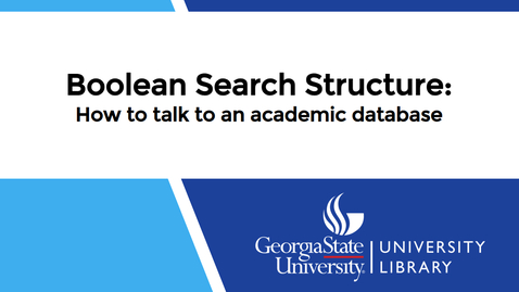 Thumbnail for 03 Boolean Search Structure