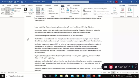 Thumbnail for Engl Comp I Dr. Worozbyt  week 3 (1/25-1/29)