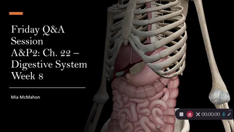 Thumbnail for Ch.22 - Digestive System Wrap Up! - Quiz