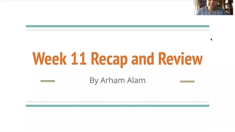 Thumbnail for CSC 1301 Week 11 Recap and Review
