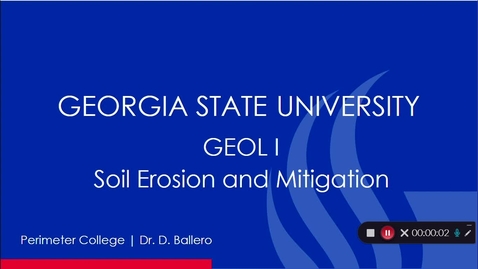 Thumbnail for WATCHME: SOIL EROSION AND MITIGATION