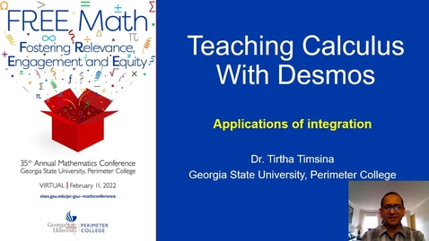 Thumbnail for entry Teaching Calculus with Desmos