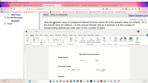 Thumbnail for Compound interest formula