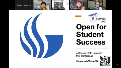 Thumbnail for Higher Education and OER: Is there a social problem? - Hosanna Fletcher &amp; Students