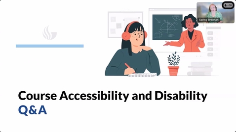 Thumbnail for Course Accessibility and Disability Q&amp;A  (GAAD)