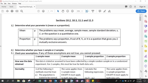 Thumbnail for Hypothesis Testing - Classical Approach (Traditional Approach)