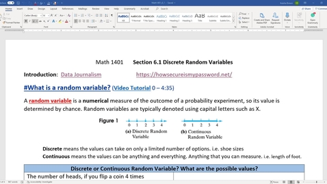 Thumbnail for entry Video Lecture Section 6.1 (Version 2)