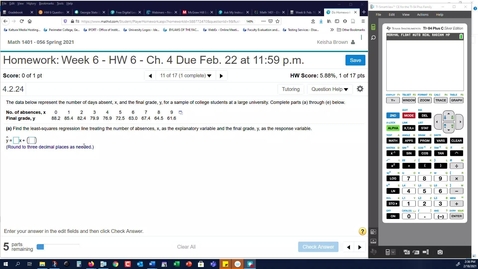 Thumbnail for entry Math 1401 - HW 6 - Question 11 - Problem 4.2.24