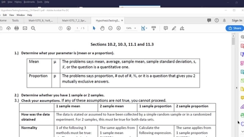 Thumbnail for entry Hypothesis Testing P-value Approach